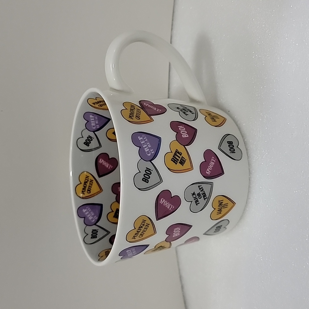 Cooksmart England Halloween Hearts Coffee Mug